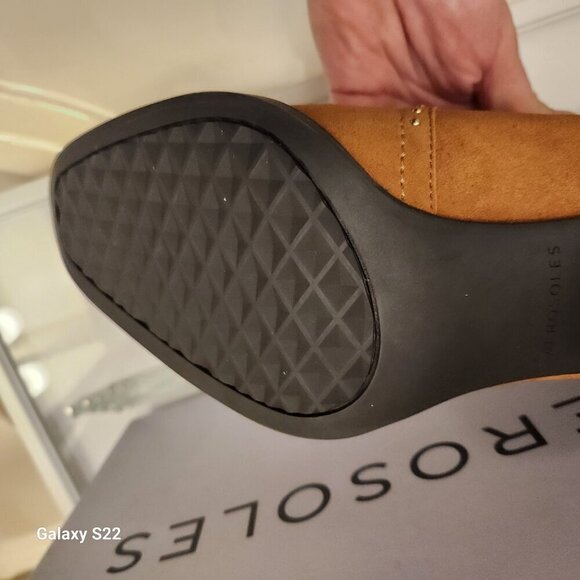 Aerosoles "Lazu" Tan Suede/Leather Boots. NIB. Size 12. Host pick. - Picture 5 of 11